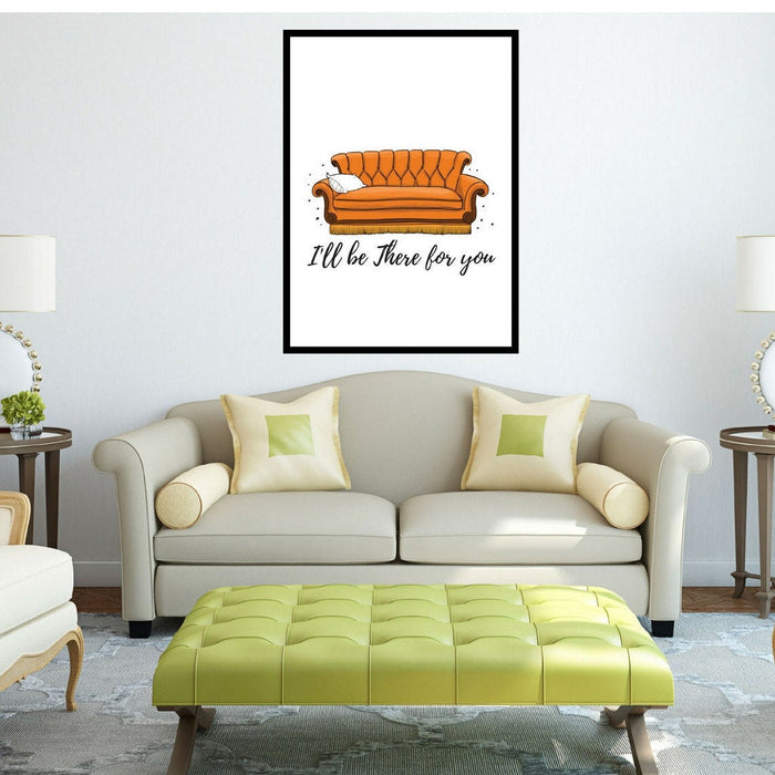 Friends TV Show I'll Be There For You movie poster picture frame art