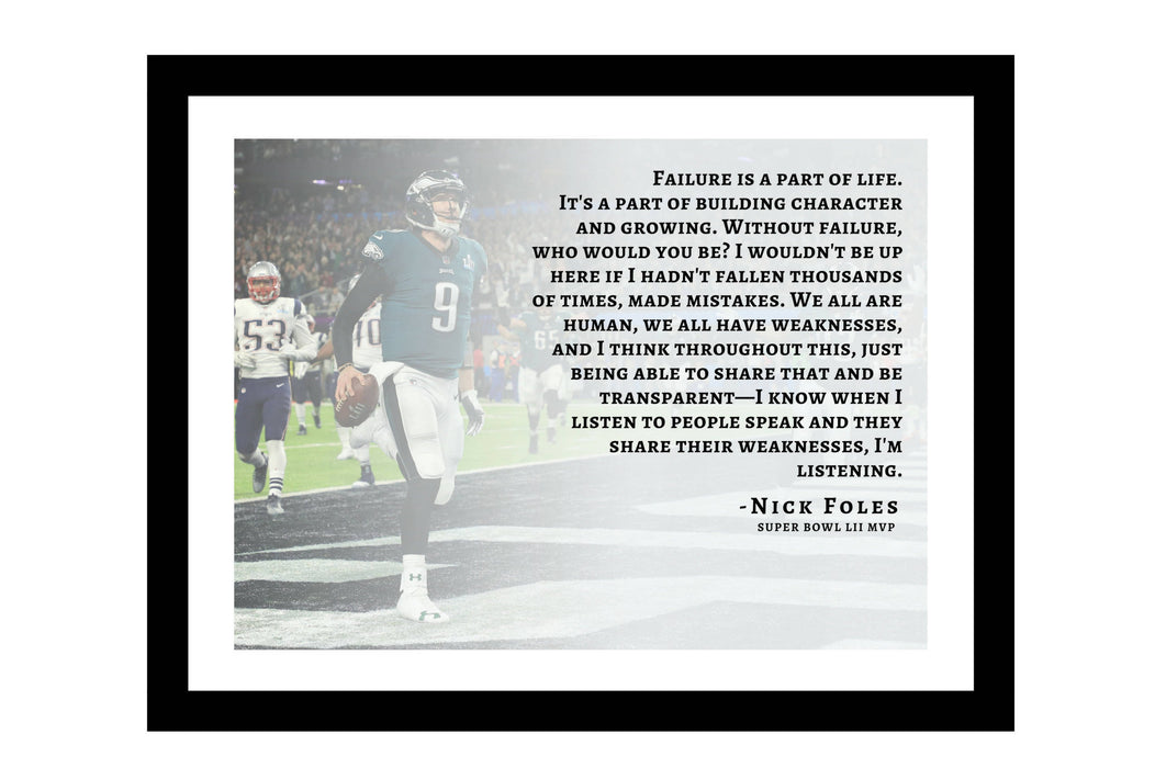 Nick Foles Philadelphia Superbowl MVP quarterback Motivational speech