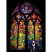 Banksy Graffiti Stained Glass Window Wall Art framed canvas