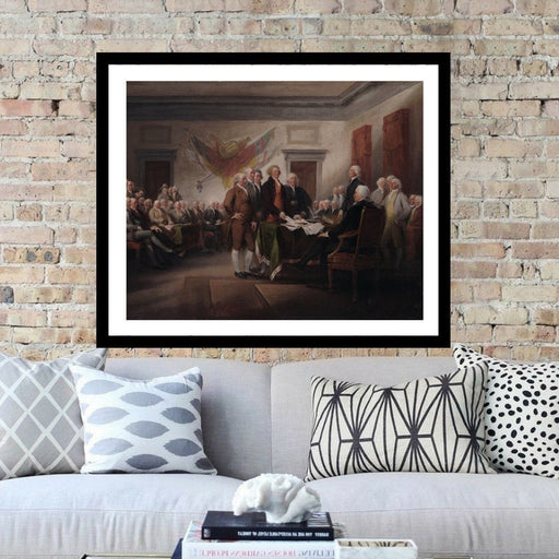 Declaration of Independence United states picture frame art decor