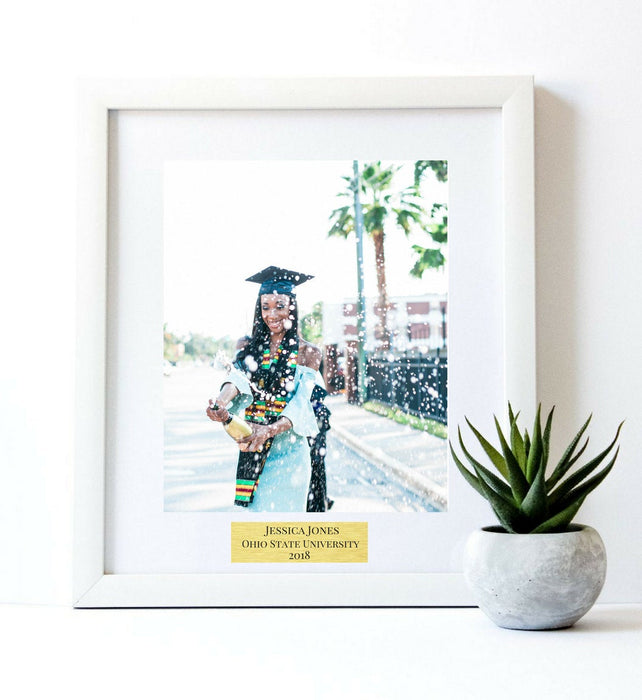 Graduation personalized diploma frame Grad Photo