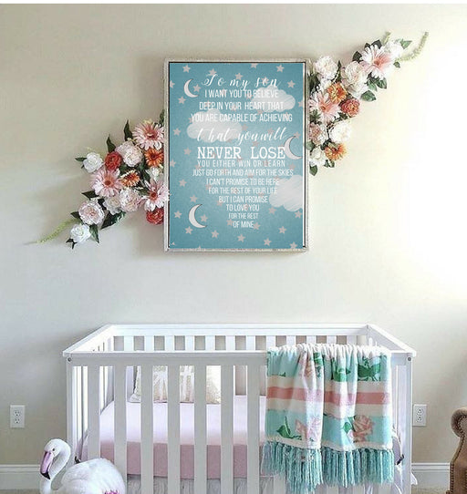 Baby Stat wall art picture frame name art