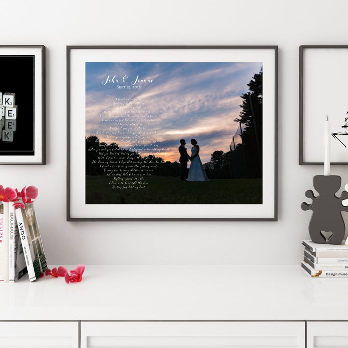 Personalized Black Paper Picture Frames