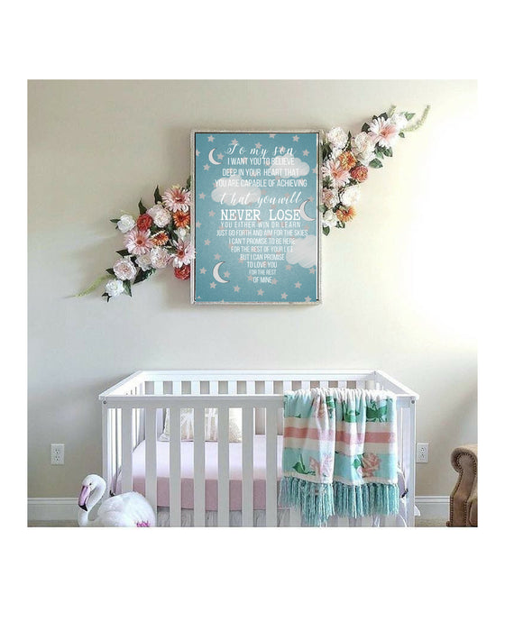 Baby Stat wall art picture frame name art