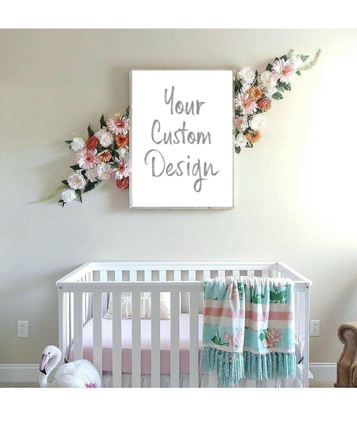 Baby Nursey Custom Poster Framed Art - Modern Memory Design Picture frames - New Jersey Frame shop custom framing