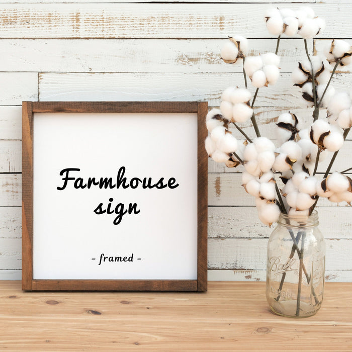 Large Farmhouse Wooden Sign Custom Personalized
