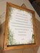 Farmhouse Perosnalized wooden sign framed
