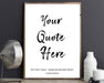 Your words custom art print