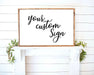 farmhouse wood Signs personalized wooden home decor shabby chic art