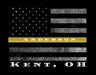 Security Guard Thin Yellow Line framed gift Tow Truck Drivers