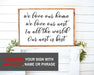 Farmhouse wooden Signs with quote personalized