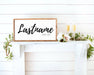 Farmhouse Name Signs for rustic decor