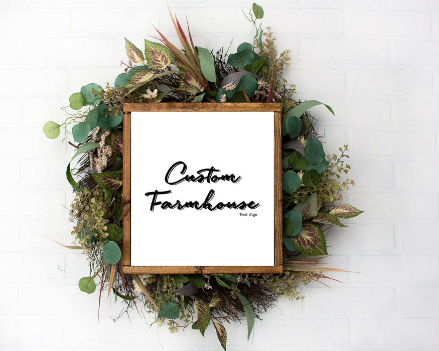 rustic wooden wall Signs for farmhouse style