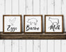Farmhouse Kitchen wood Signs 6x6
