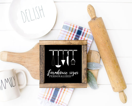 Rustic Farmhouse Kitchen wood Signs