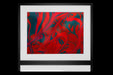 Abstract Red Modern Famed or Gold Canvas Prints Framed art - Modern Memory Design Picture frames - New Jersey Frame shop custom framing