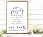 Our Family Farmhouse wood Signs Wall Decor style