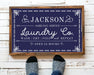 Laundry Room Rustic Farmhouse Wood Signs | Personalized with lastname