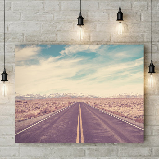Long road ahead wall art canvas | Modern Memory Design