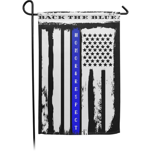 Back the blue Police Gift garden flag 12x18 inch - Modern Memory Design Picture frames - New Jersey Frame shop custom framing