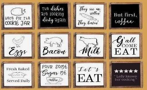 Farmhouse rustic wood Signs Personalized for farmhouse style