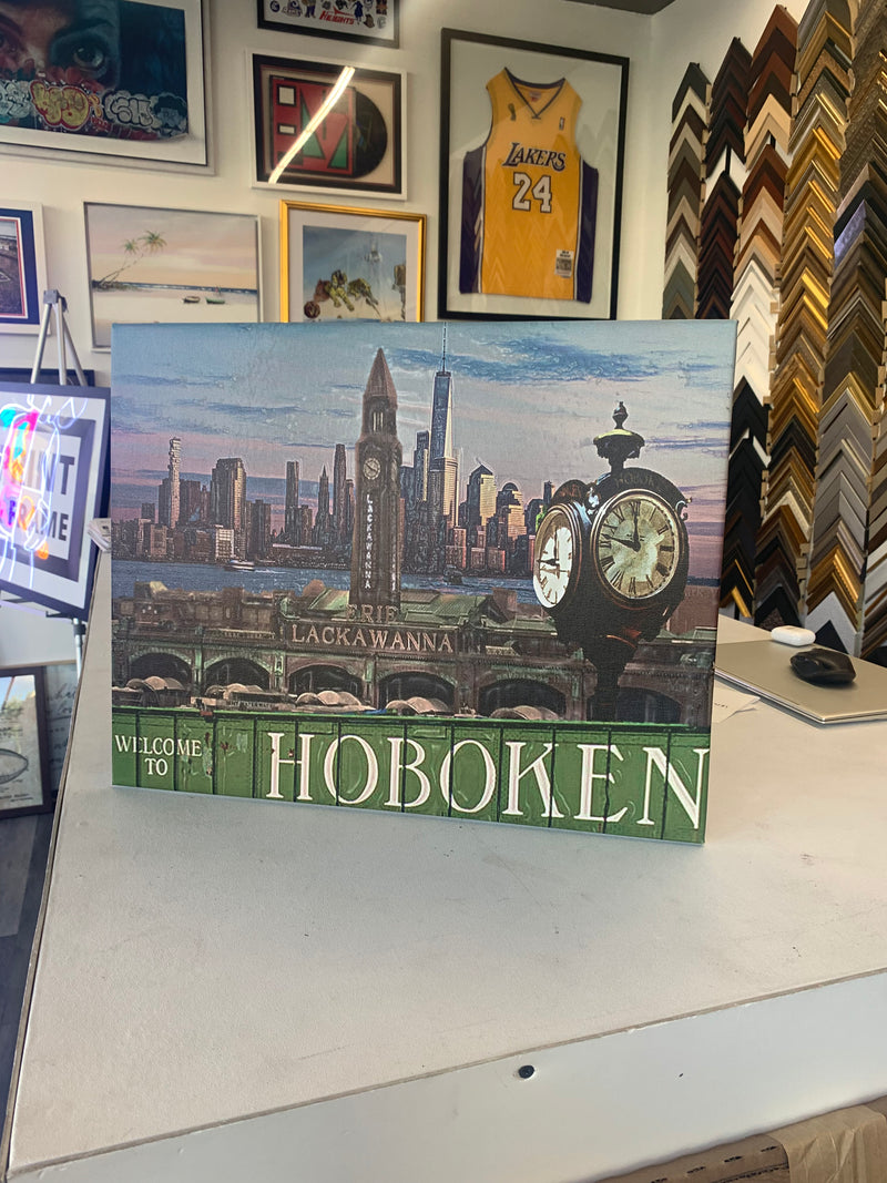 Stretching canvas painting artwork & Canvas Framing - Modern Memory Design Picture frames - New Jersey Frame shop custom framing